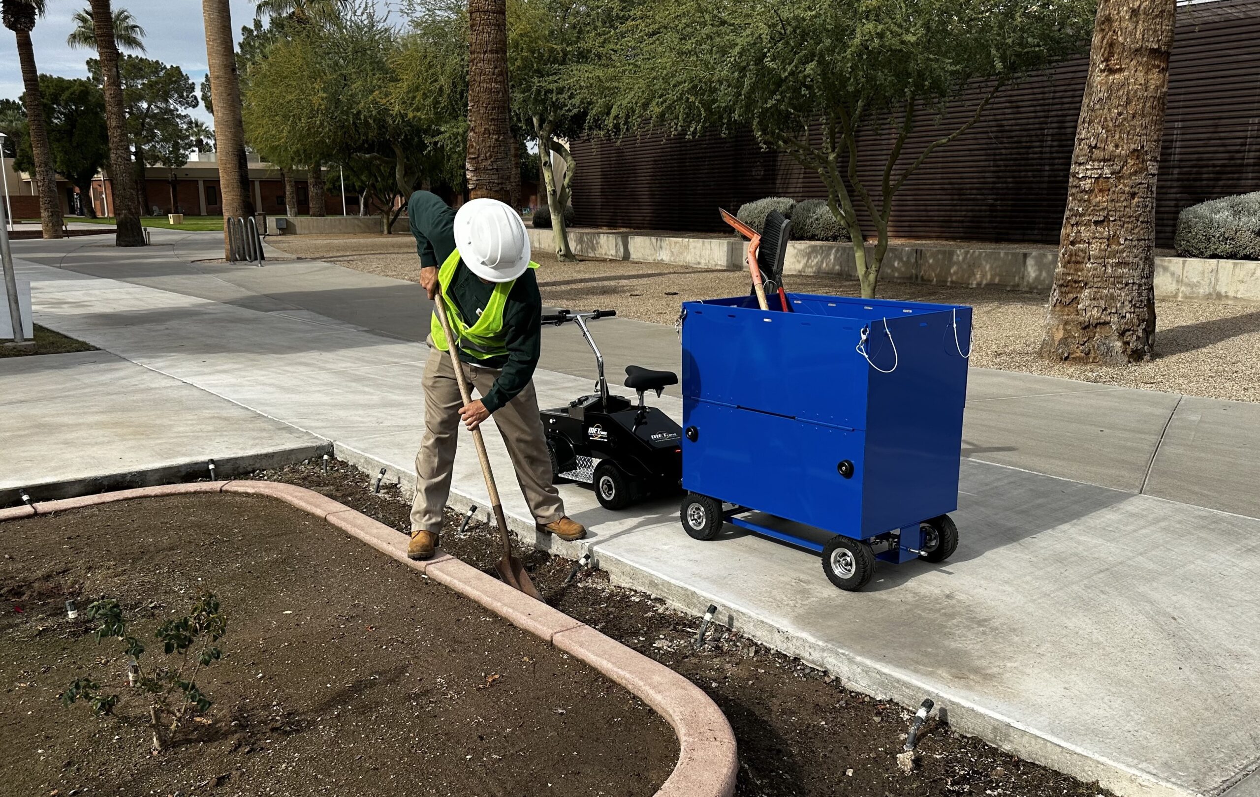 A man enchanting a Caden Garden