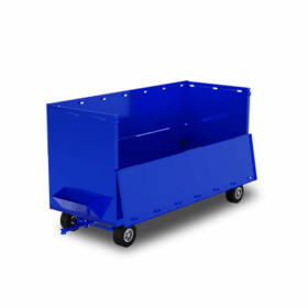Side view of a side-loader vehicle or equipment
