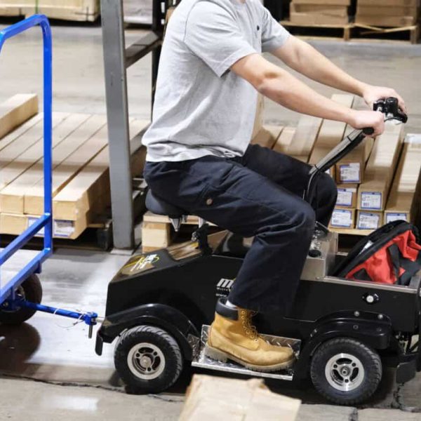a worker drive Small Utility Vehicle